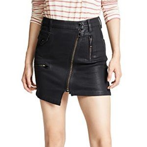 New HUDSON Asymmetrical Moto Mini Skirt